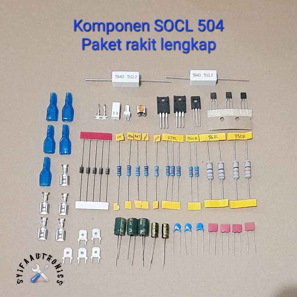 Jual Komponen SOCL504 SOCL 504 paket rakit lengkap | Shopee Indonesia