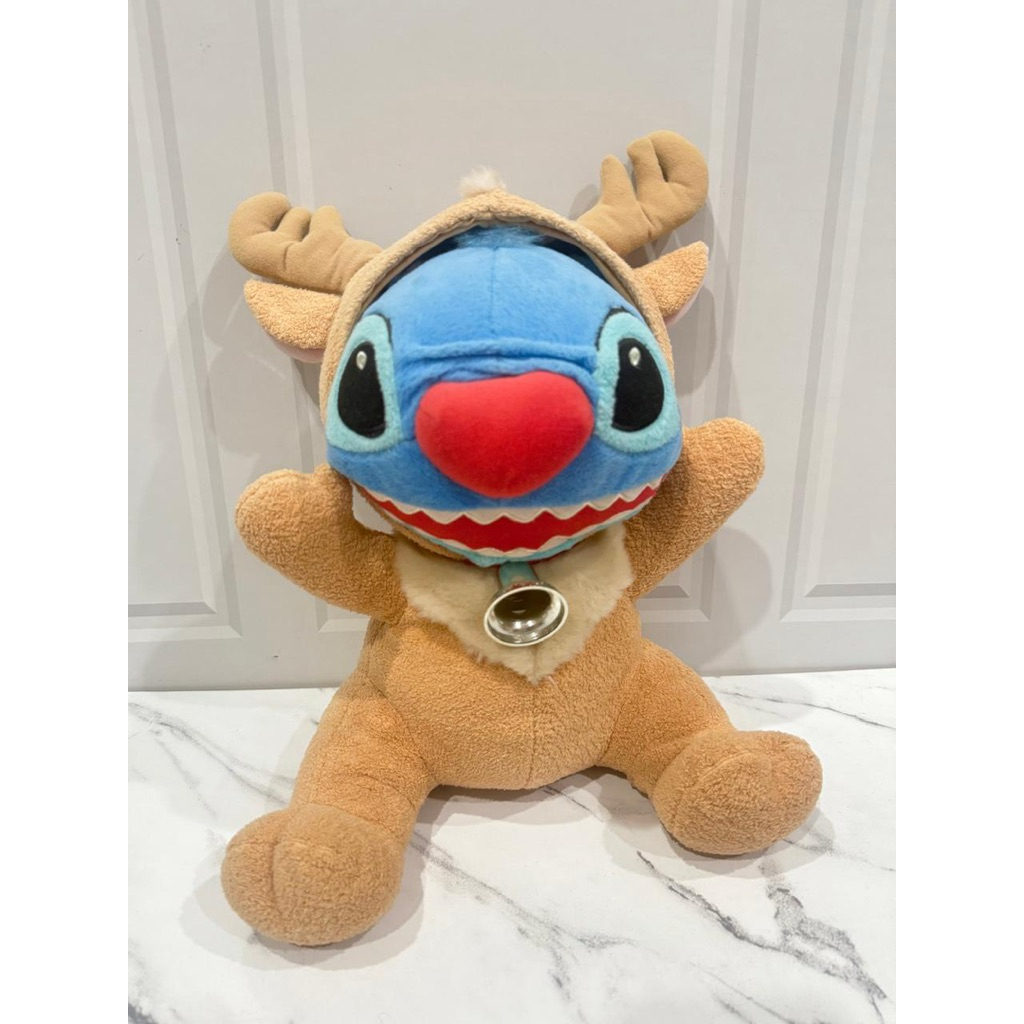 Jual Boneka Plushie Stitch Kostum Rusa Rudolph Disney Sega | Shopee ...