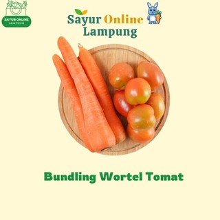 bundling wortel Tomat Merah - 500 gram - sayur Online Lampung