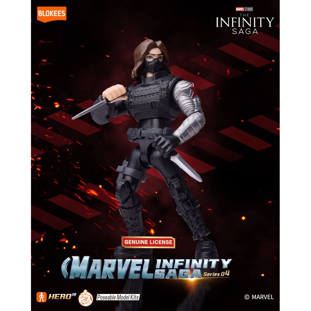 Jual blokees marvel infinity saga vol 4 winter soldier hitam | Shopee ...