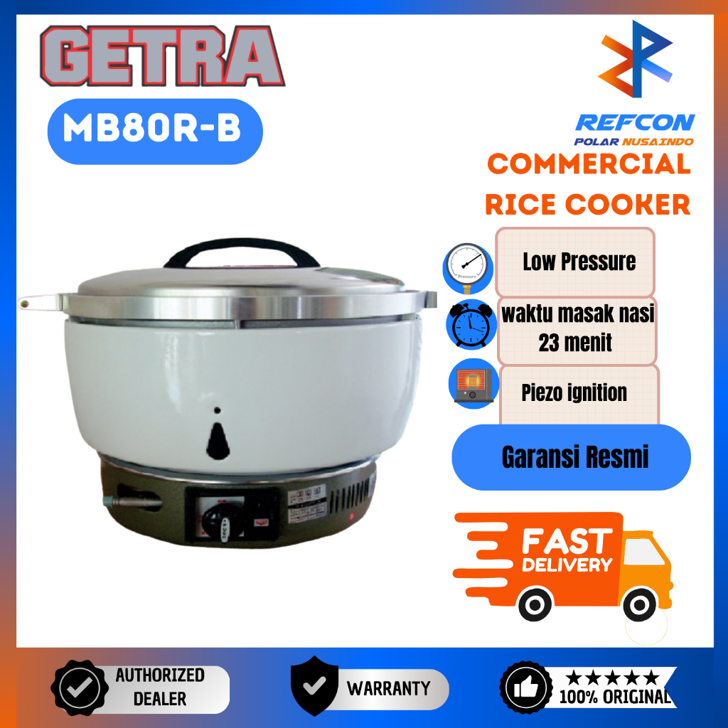 Jual Rice Cooker GETRA MB80R-B 8 Liter | Magic Com Komersial / Restoran ...