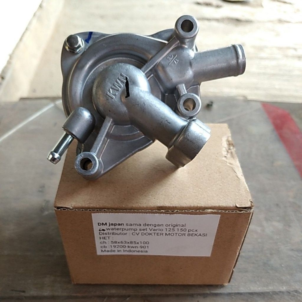 Jual water pump assy vario 125 150 fi honda pompa radiator set ...