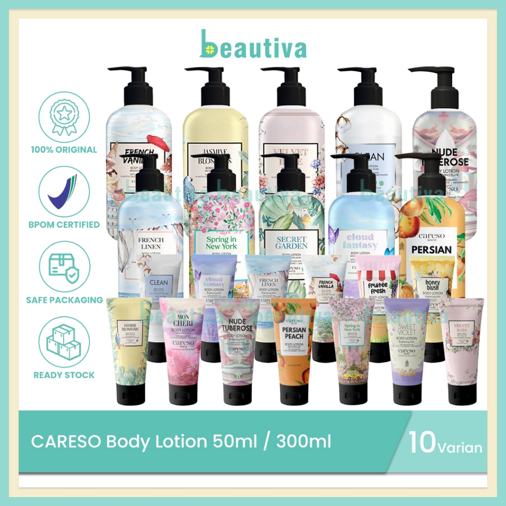 Jual CARESO Brightening Elixir Body Lotion | Shopee Indonesia