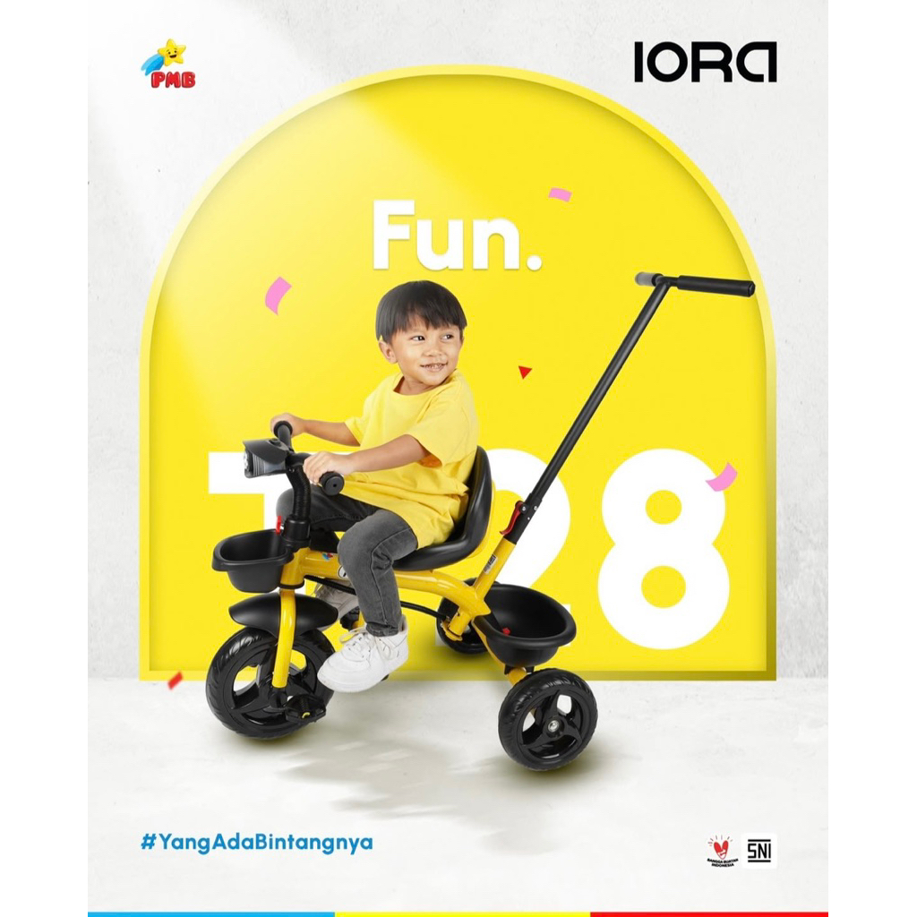 Jual Sepeda Roda 3 Tiga PMB IORA T27 Nano T28 T29 T32 Tc03 Stir Musik ...