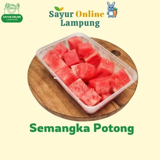 Semangka Merah Potong