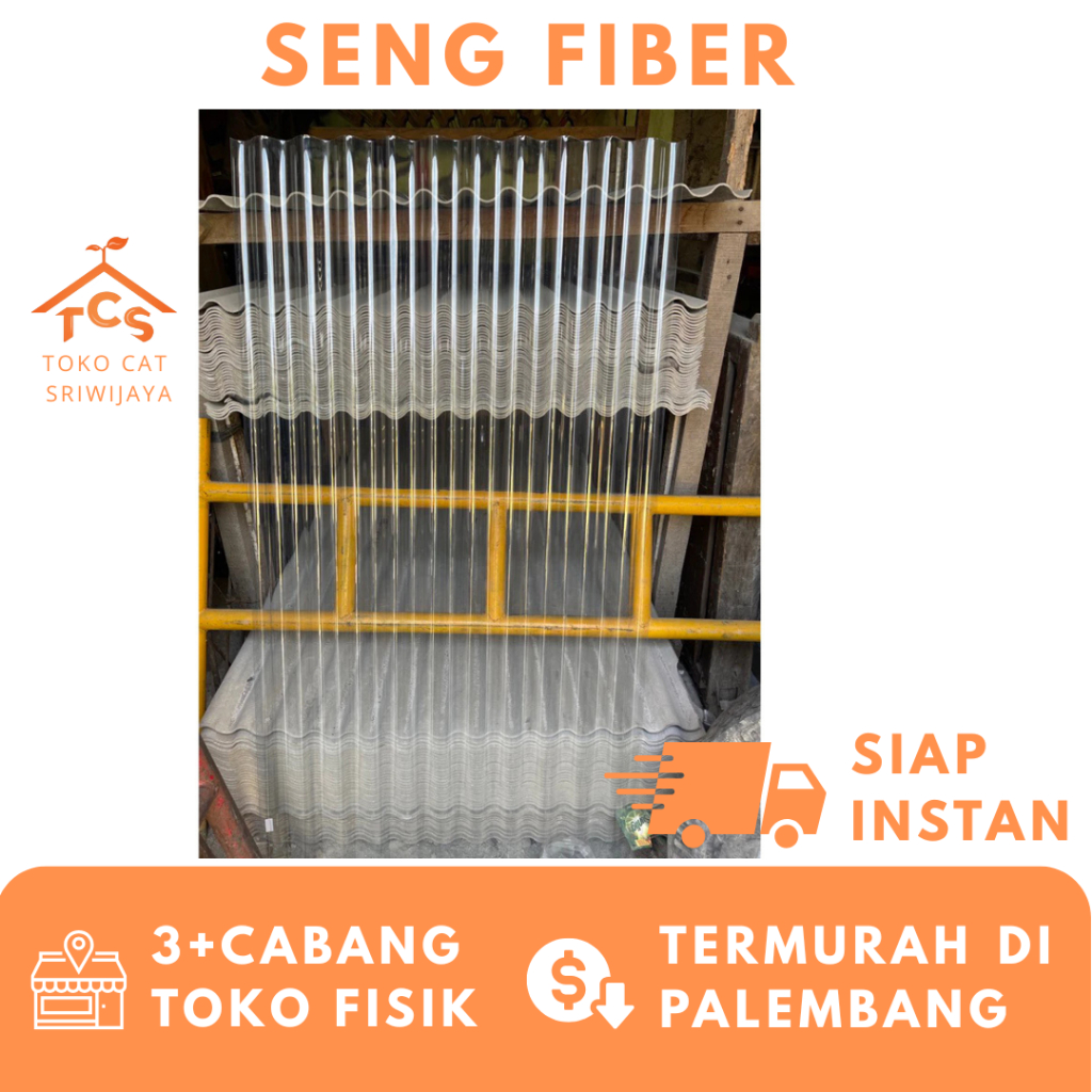 Jual Seng Fiber / Atap Fiber / Gelombang Fiber | Shopee Indonesia