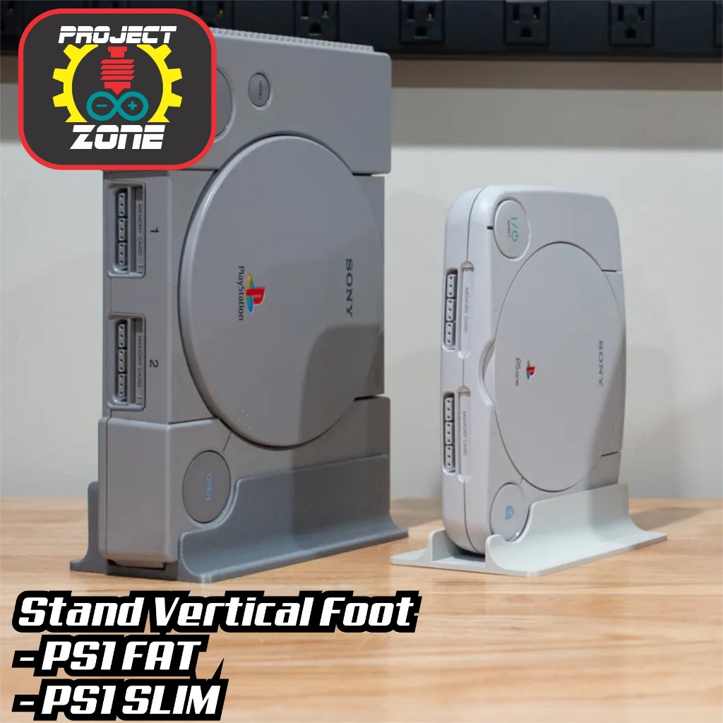 Jual Stand Vertical Foot Kaki Berdiri Playstation 1 PS1 FAT dan SLIM ...