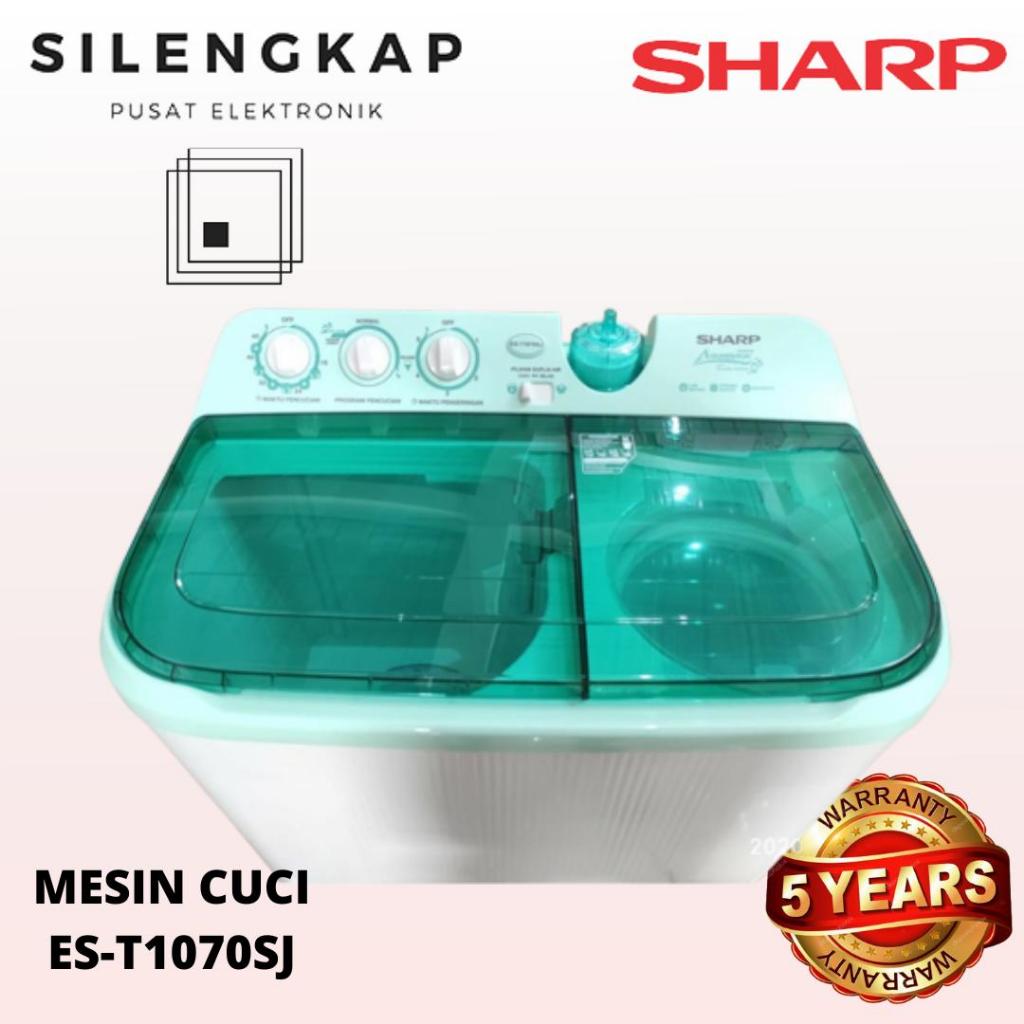 Jual MESIN CUCI SHARP EST 1070 SJ 10 KG 2 TABUNG EST1070 10KG GARANSI ...