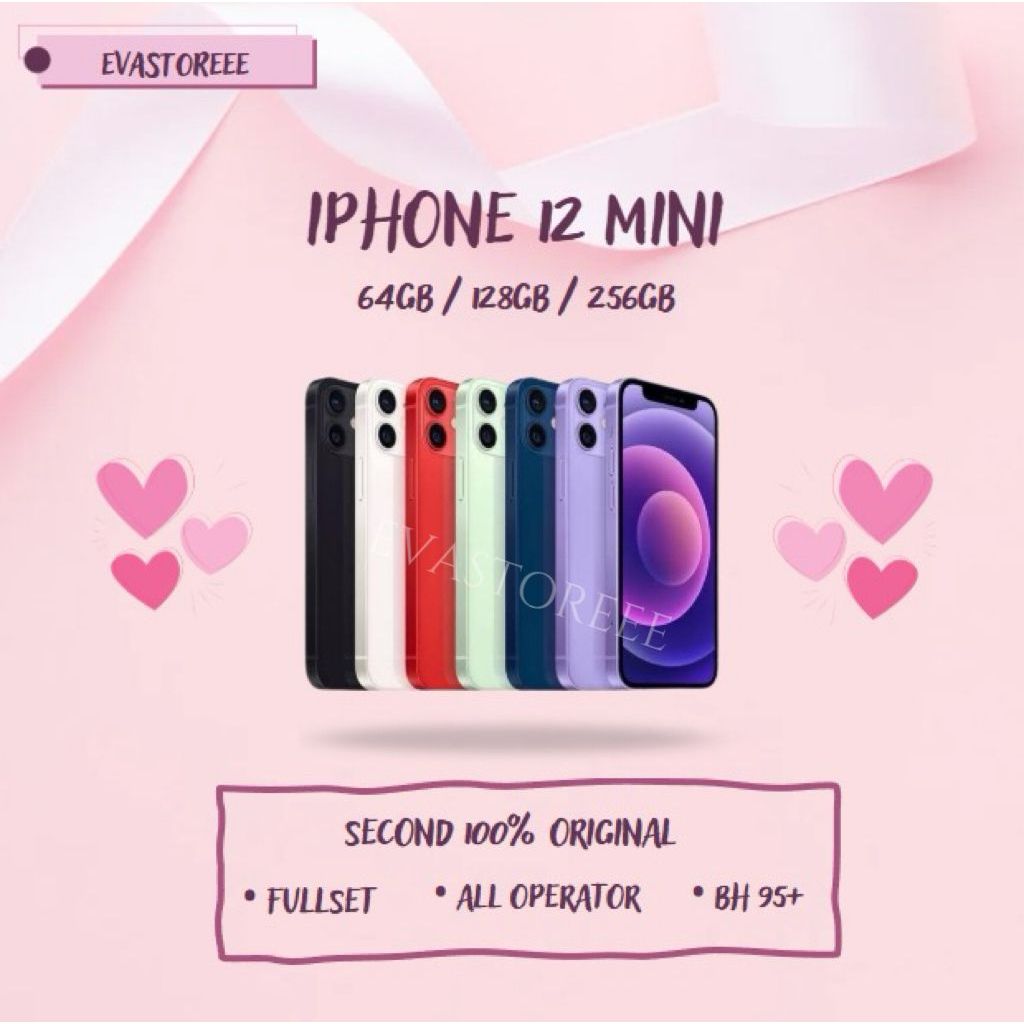 Jual 12 MINI 64GB/128GB/256GB Fullset Second 100% Original | Shopee ...