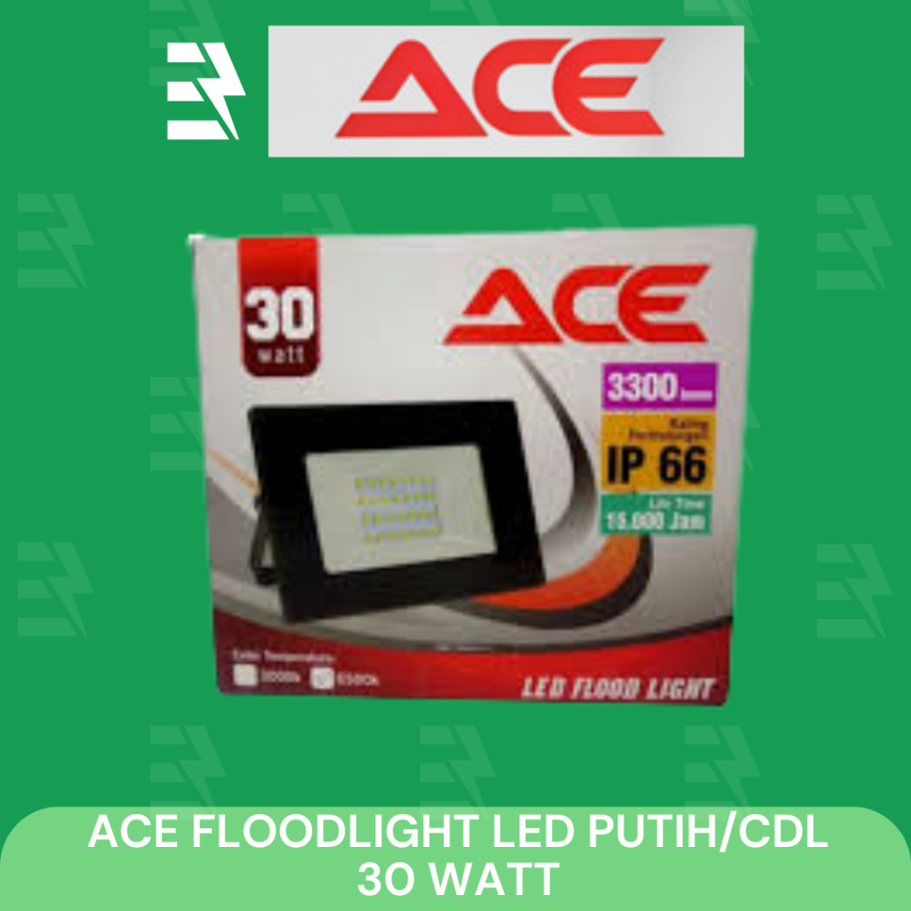 Jual ACE LED Flood Light Lampu Sorot LED 10 20 30 50 100 Watt Cahaya ...