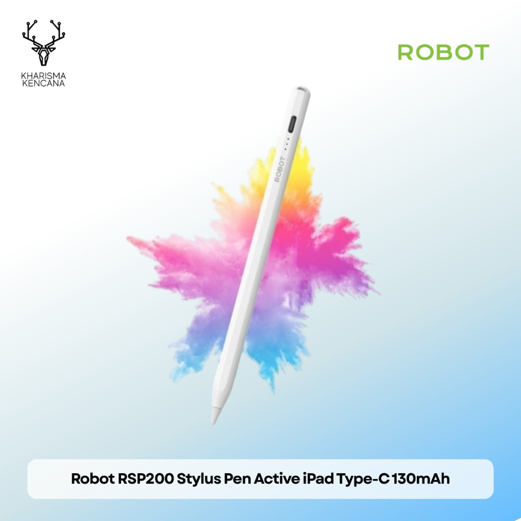 Jual Robot RSP200 / RSP 200 Stylus Pen Active iPad Type-C 130mAh ...