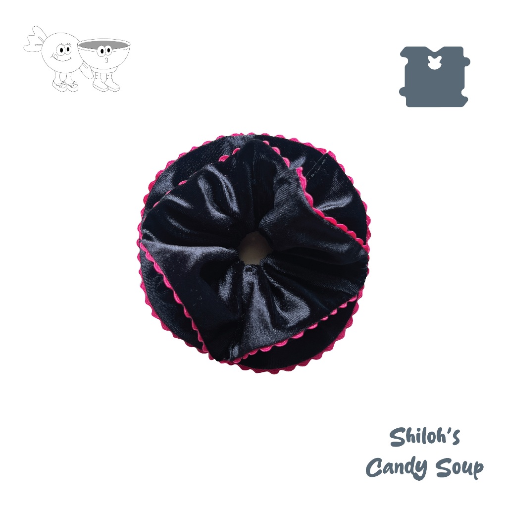 Jual Rick Rack Scrunchie - SHILOH - Scrunchie Renda Zig Zag | Shopee ...