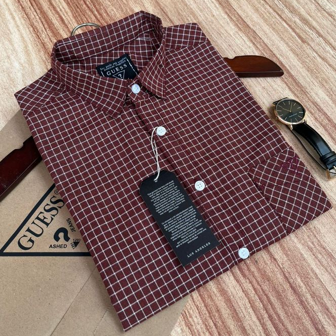 Jual Kemeja Pria Guess Original Tangan Pendek Pria Terbaru a / Kemeja ...