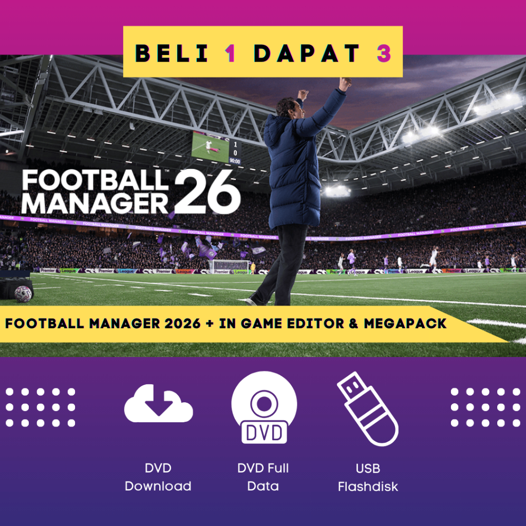 Football Manager 2026 | FM 26 | Game PC Original | Complete + Editor