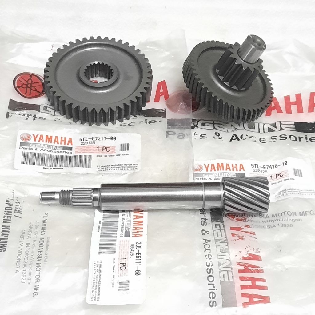 Jual GIGI RASIO SET MIO SPORTY SMILE SOUL FINO KARBU ASLI ORI YAMAHA ...