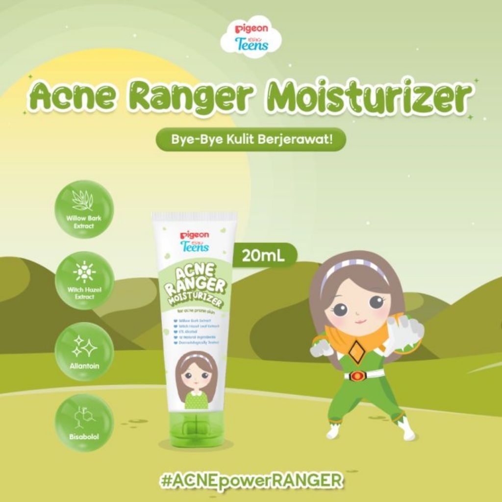 Curated visual reference: Picture Idea: Jual Pigeon Teens Acne Ranger Moisturizer For Acne Prone Skin