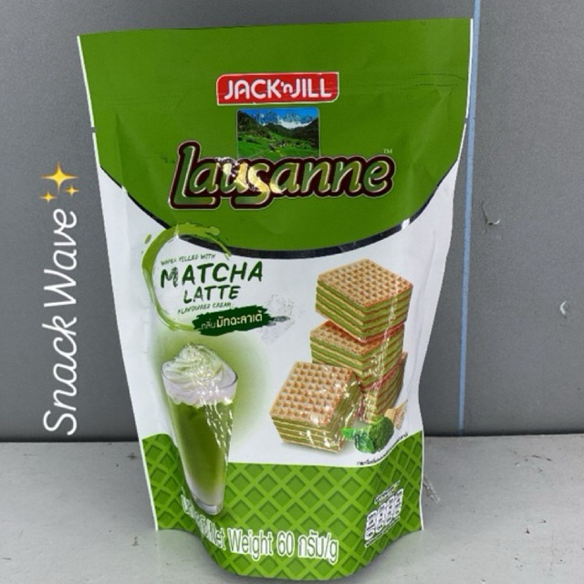 Jual Lausanne Wafer Matcha – Jack ‘n Jill (Thailand) | Camilan Wafer ...
