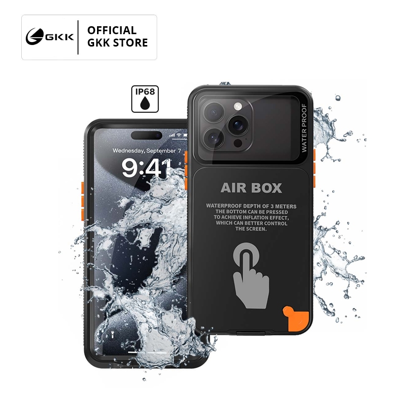 Jual GKK Waterproof Case iPhone 11 12 13 14 15 16 Pro Max IP68 Tahan ...