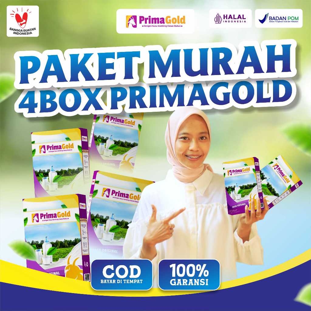 Jual 4 BOX SUSU ETAWA PRIMA GOLD ORIGINAL | Shopee Indonesia