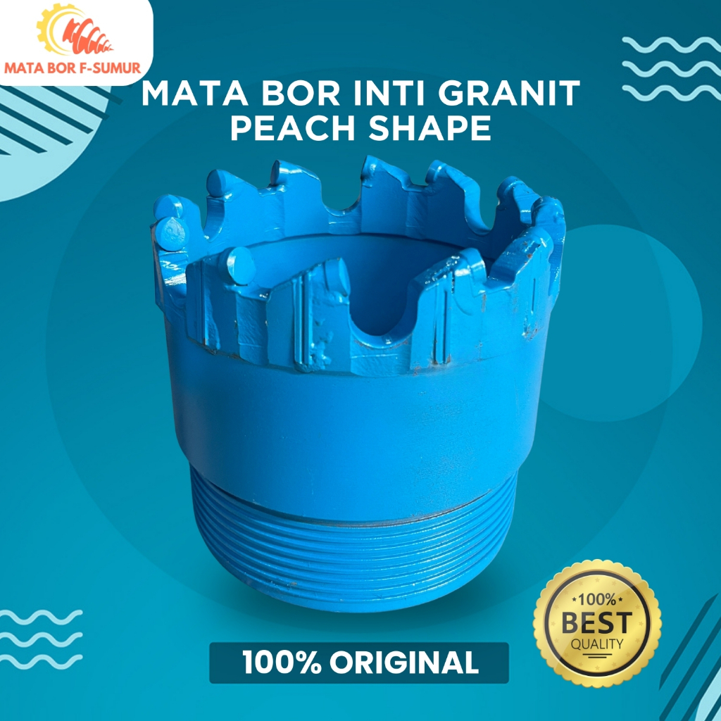 Jual Mata Bor Inti Diamond Granit Peach Shape: Segmen Ultra Padat ...