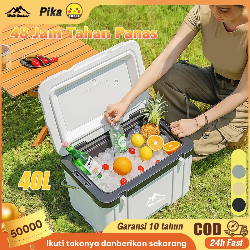 Jual Cooler Box 40L Pendingin Box Es Batu Tahan Lama Outdoor Camping ...