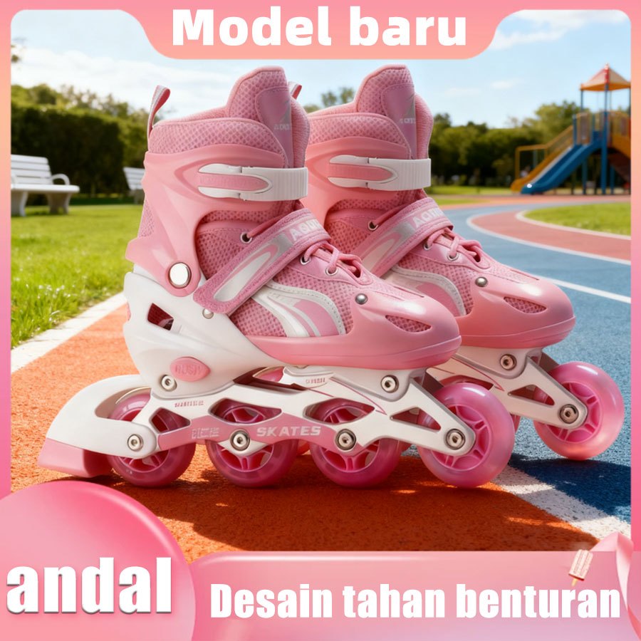 Jual sepatu anak perempuan/sepatu roda anak perempuan/sepatu roda ...