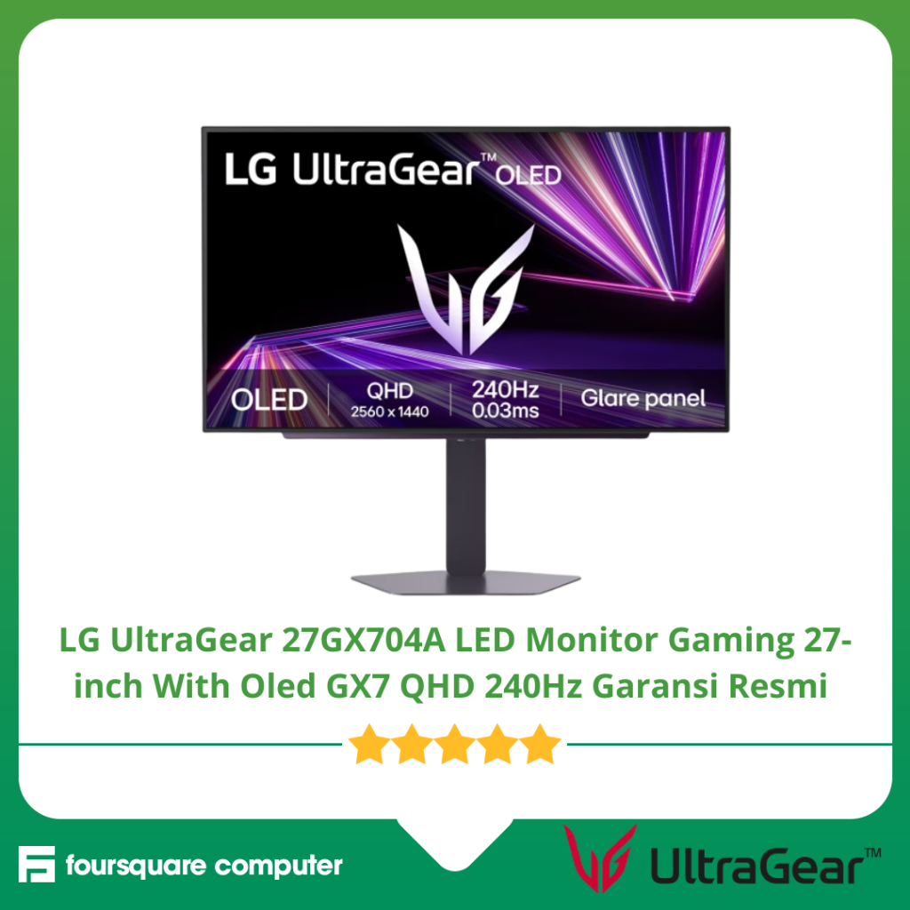 Jual LG UltraGear 27GX704A LED Monitor Gaming 27-inch With Oled GX7 QHD ...