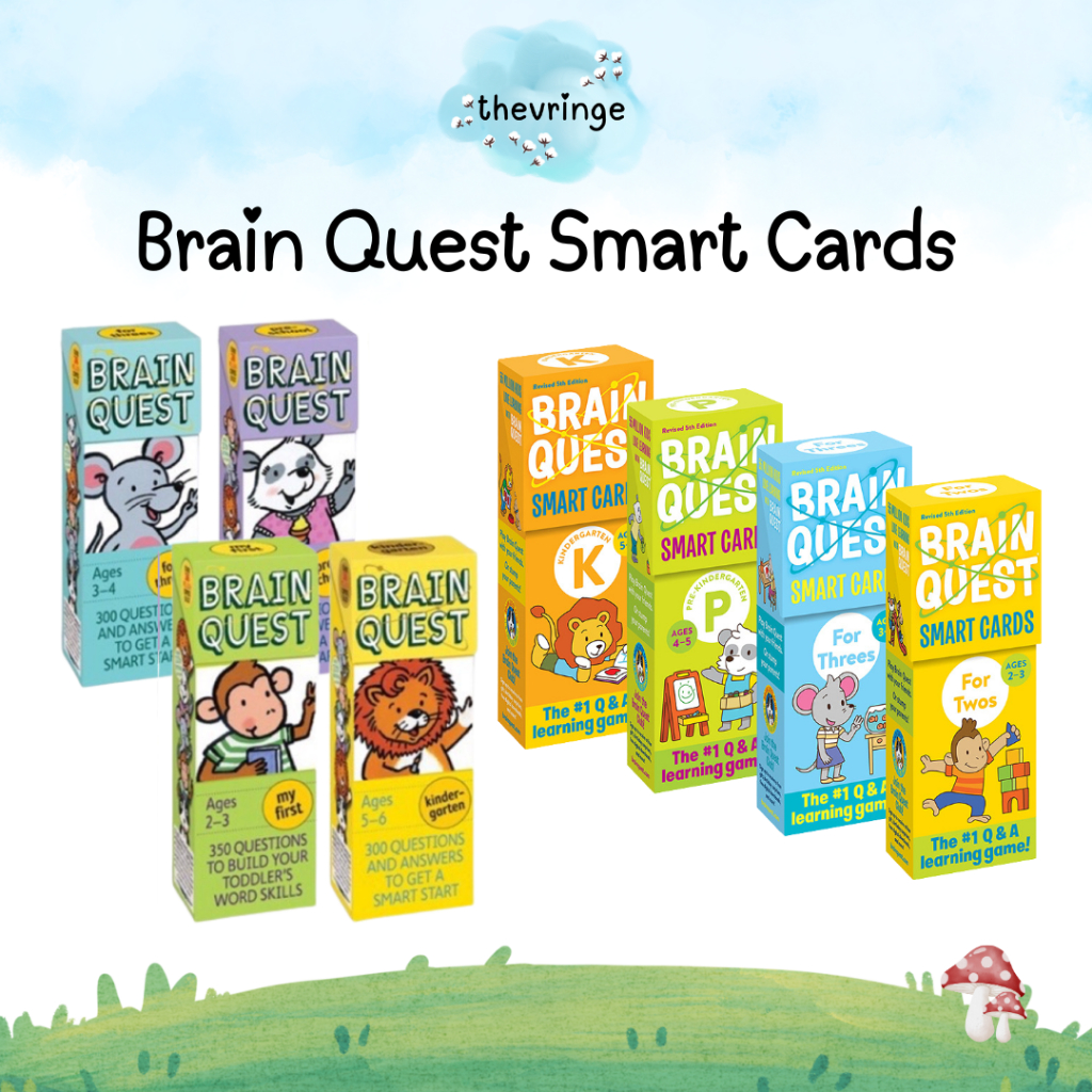 Jual Brain Quest Card Deck / Brainquest Question Flash Cards | Shopee ...