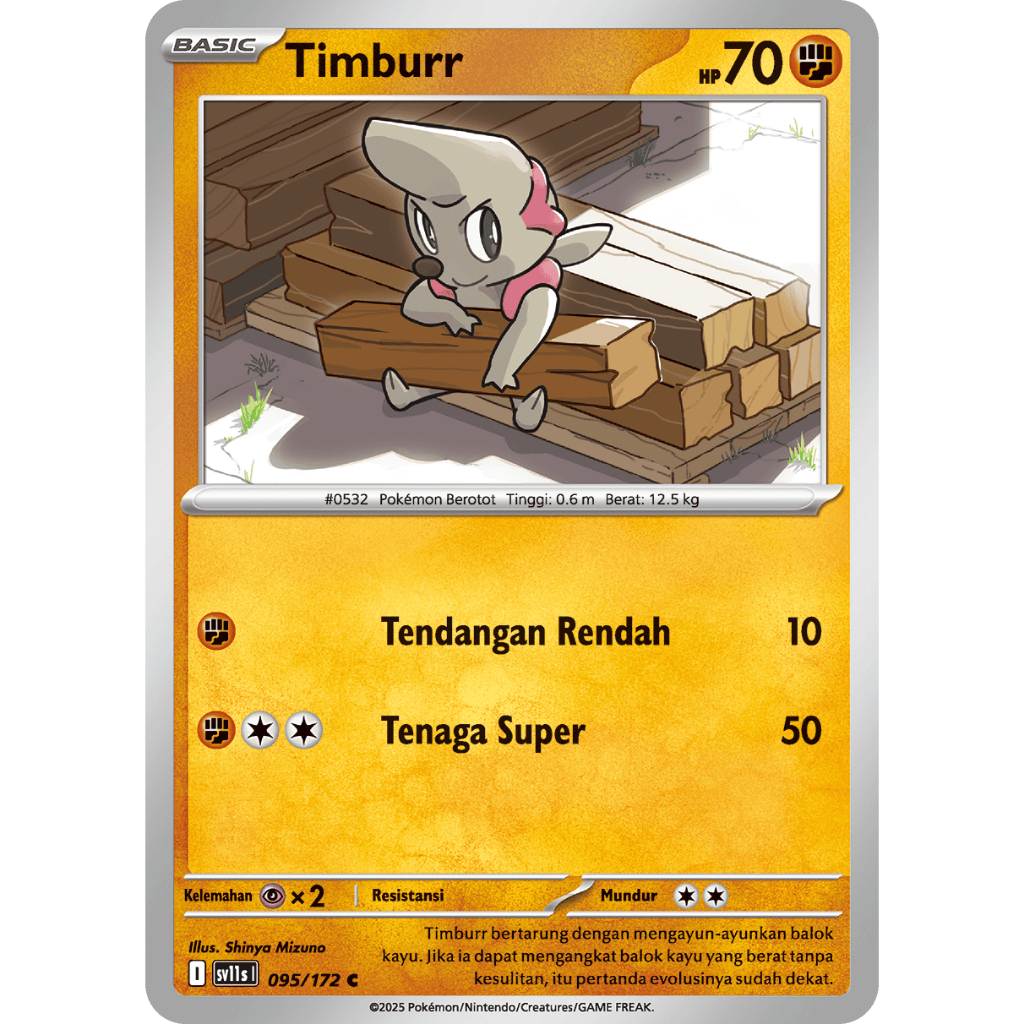 Jual Timburr C sv11s 095/172 - Hitam & Putih - POKEMON TCG INDONESIA ...