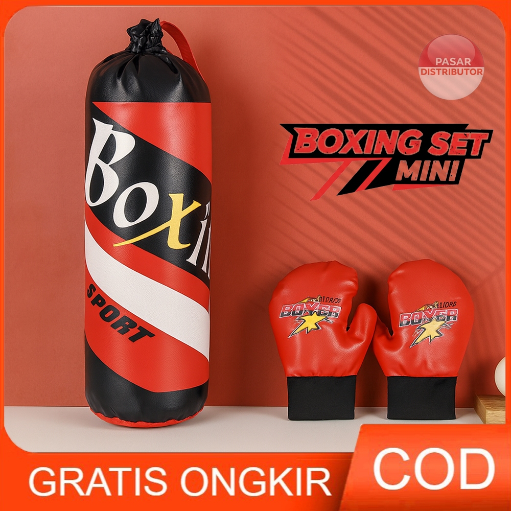 Jual Pasar Distributor BOXING SET MINI Mainan Samsak Tinju Mainan ...