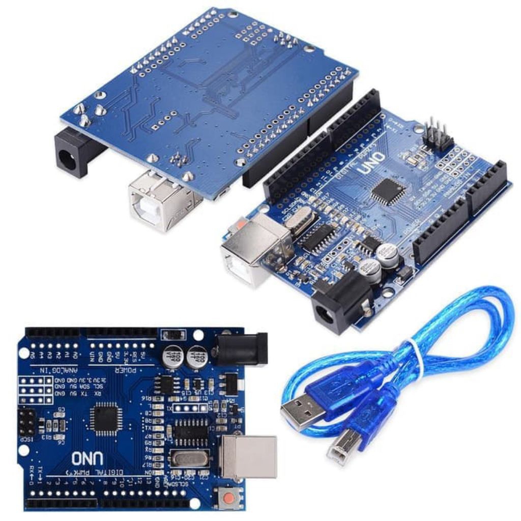 Jual Arduino ATmega328P CH340G UNO R3 Board + cable USB | Shopee Indonesia