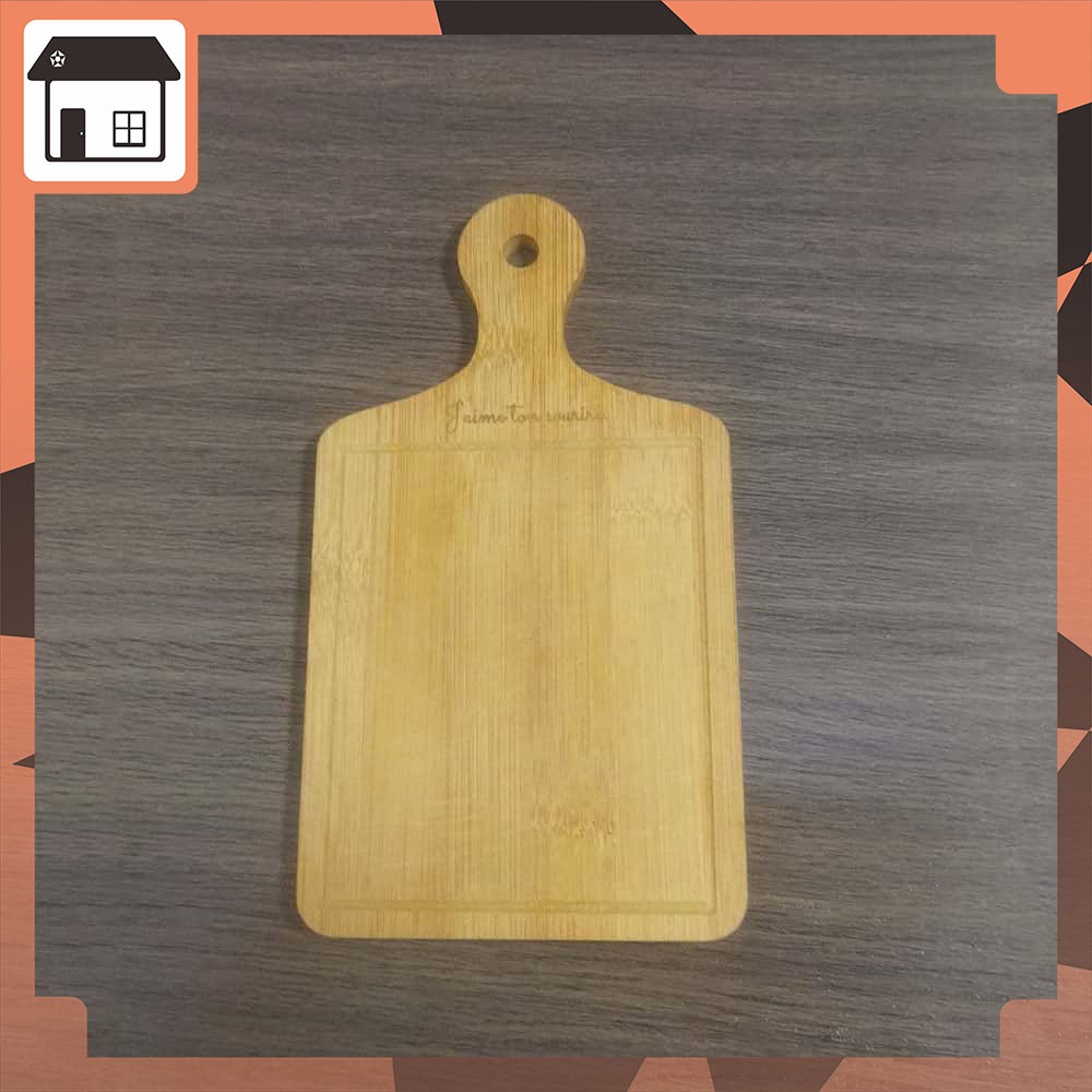 Jual Talenan Kayu Mini Jaime Gagang Alas Pemotong Serbaguna Papan Tebal ...