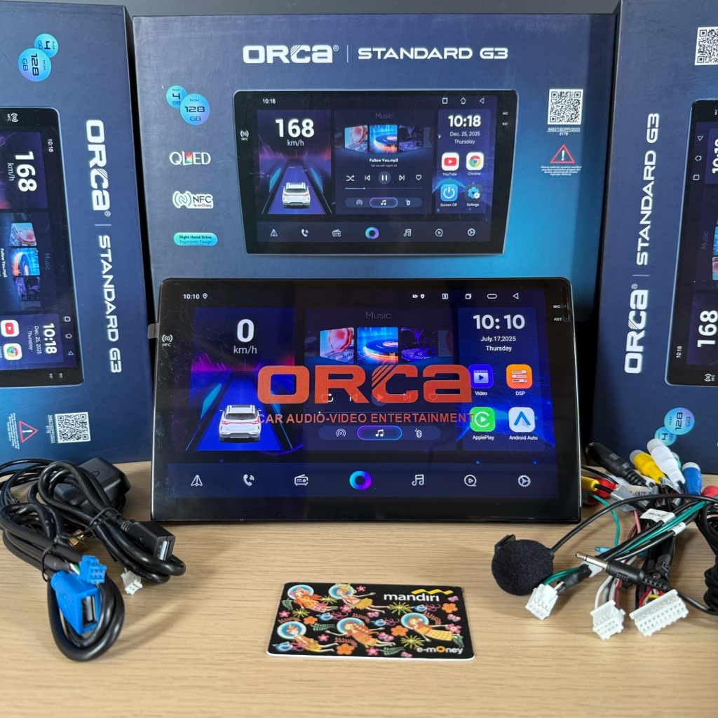 Jual HEAD UNIT 9 INCH ANDROID ORCA G3 STANDARD SERIES RAM 4/128 GB ...