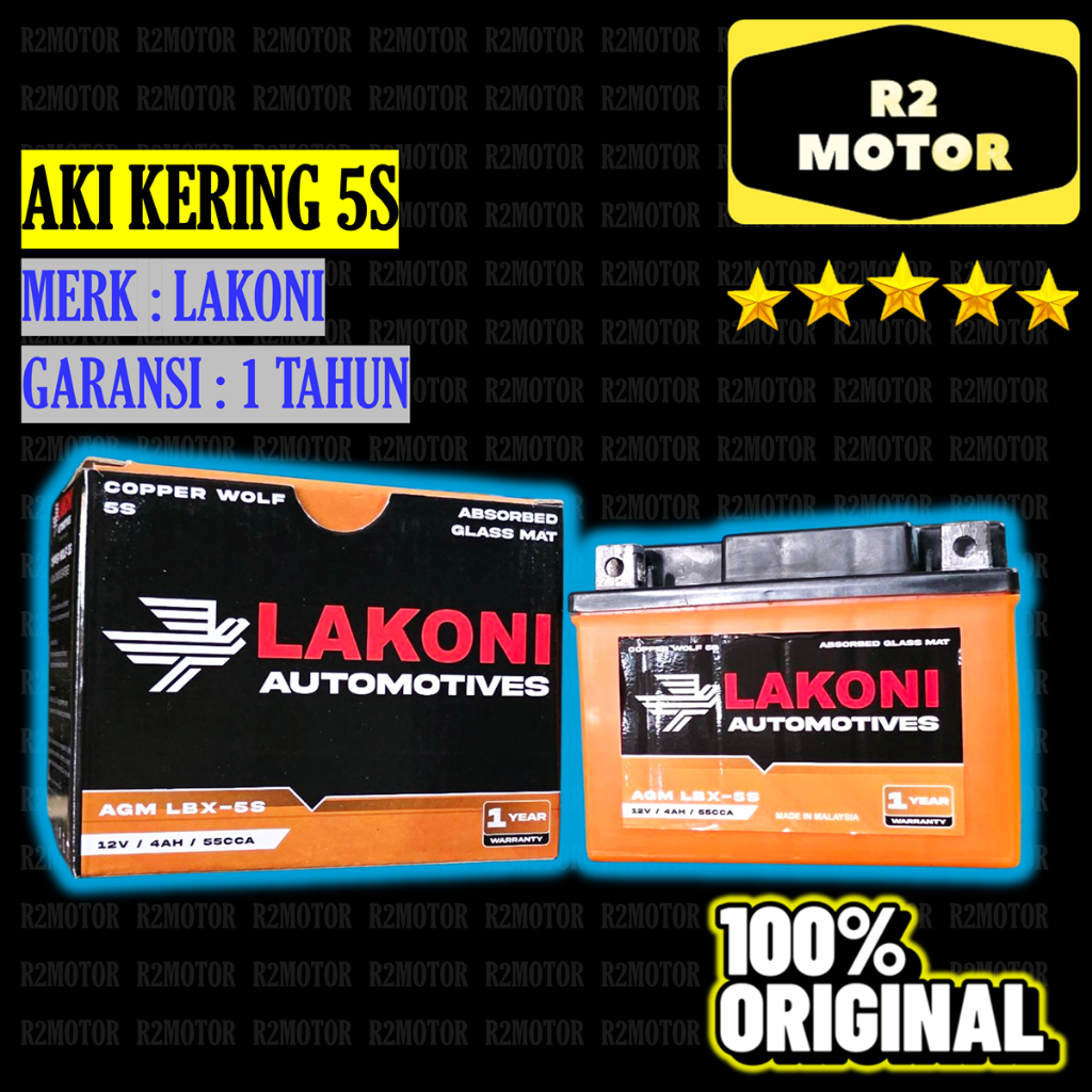 LAKONI AKI KERING MF GTZ5S GTZ 5S COPPER WOLF BEAT SCOOPY VARIO MURAH AWET