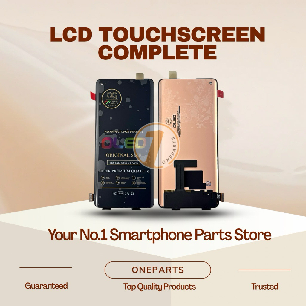 Schermo LCD + Telaio Per OPPO Reno 4 Pro CPH2089 – Ricambio Originale Usato Grado A/B (blu)