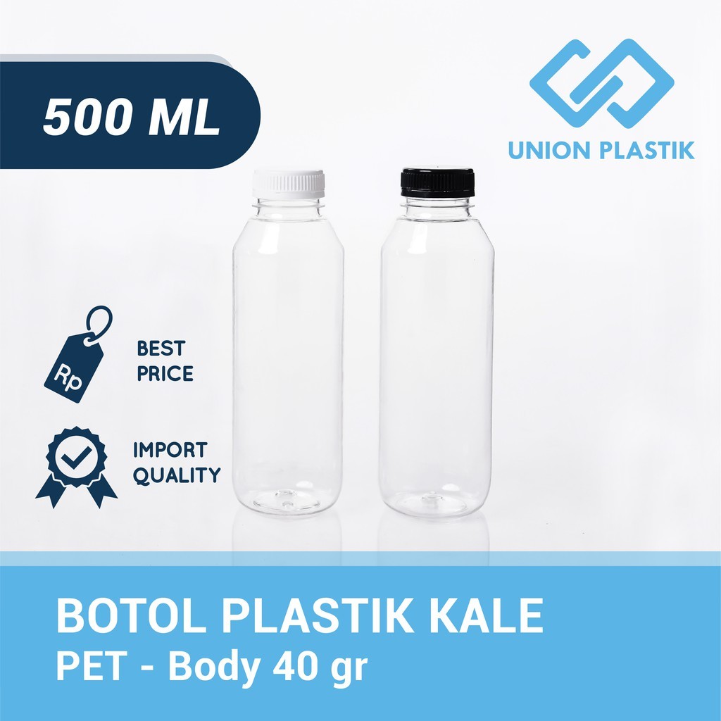 Jual Botol Plastik Kale 500 ml - Body 40 GR Tebal | Shopee Indonesia