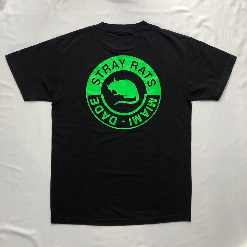 Jual Stray Rats Miami-Dade T-Shirt Black Original | Shopee Indonesia