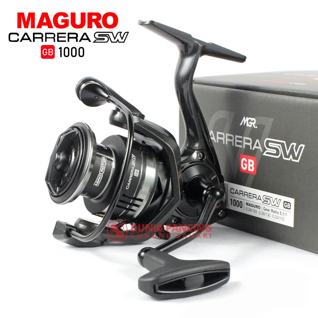 Jual REEL SPINNING MAGURO CARRERA SW GB | GG | SG | 1000-3000 | 4000AK ...