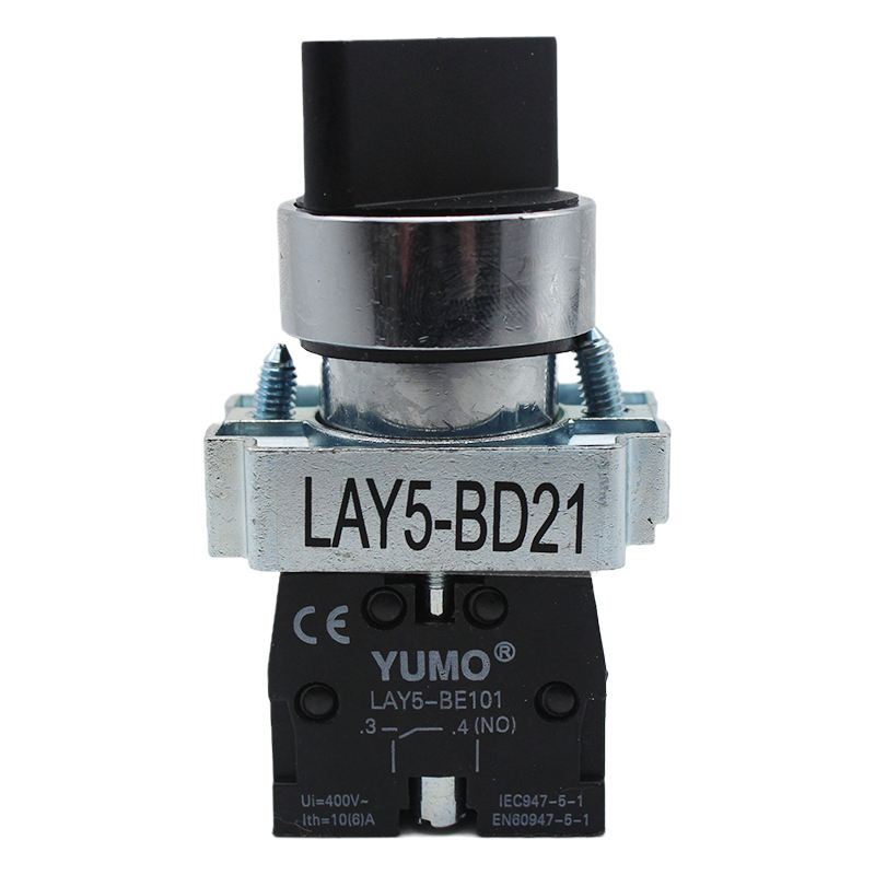 Selector Switch LAY5 Black  BD21 2 posisi / BD33 3 posisi - foto 7
