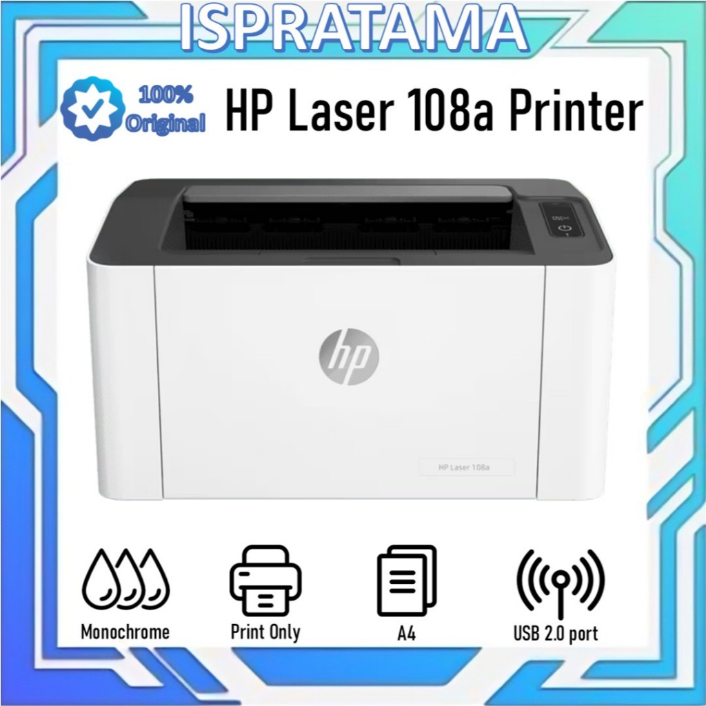 Jual Printer HP Laserjet Mono M108A Garansi Resmi 1 Tahun HP Indonesia ...