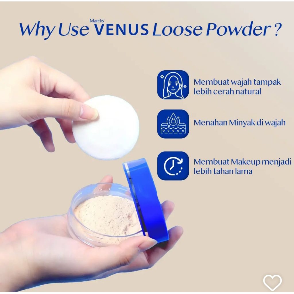Jual Venus loose powder All Variant Expired 2029 | Shopee Indonesia