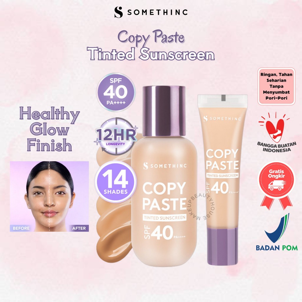 Jual SOMETHINC Copy Paste Tinted Sunscreen SPF 40 PA++++ - Skin Tint ...