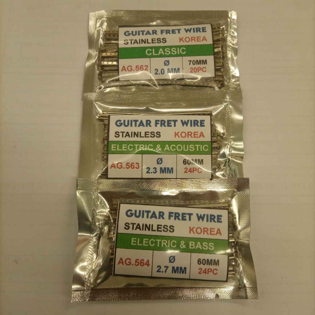 Jual Guitars Fret Wire Steinles Korea / Fret Gitar Bahan Steinles ...