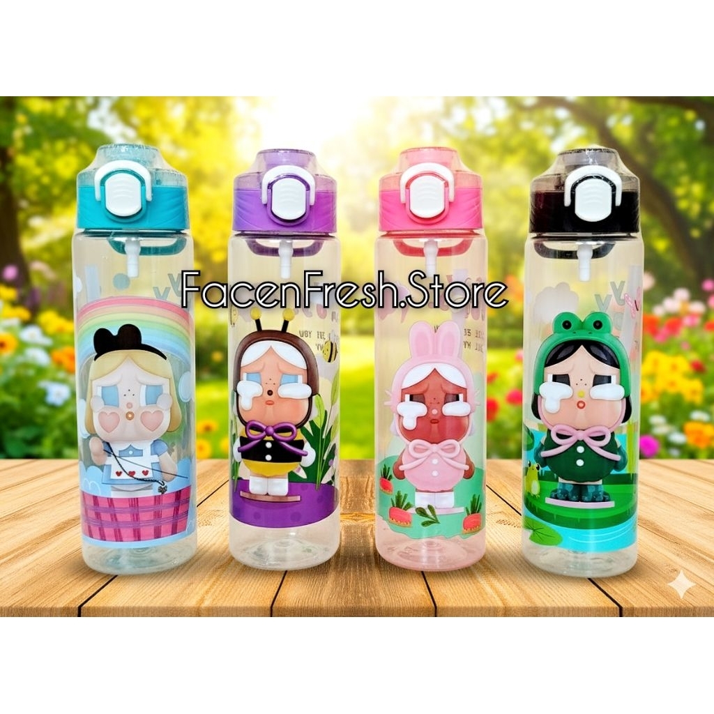 Jual THUMBLER / BOTOL MINUM POWER PUFF GIRL 1000ML | Shopee Indonesia