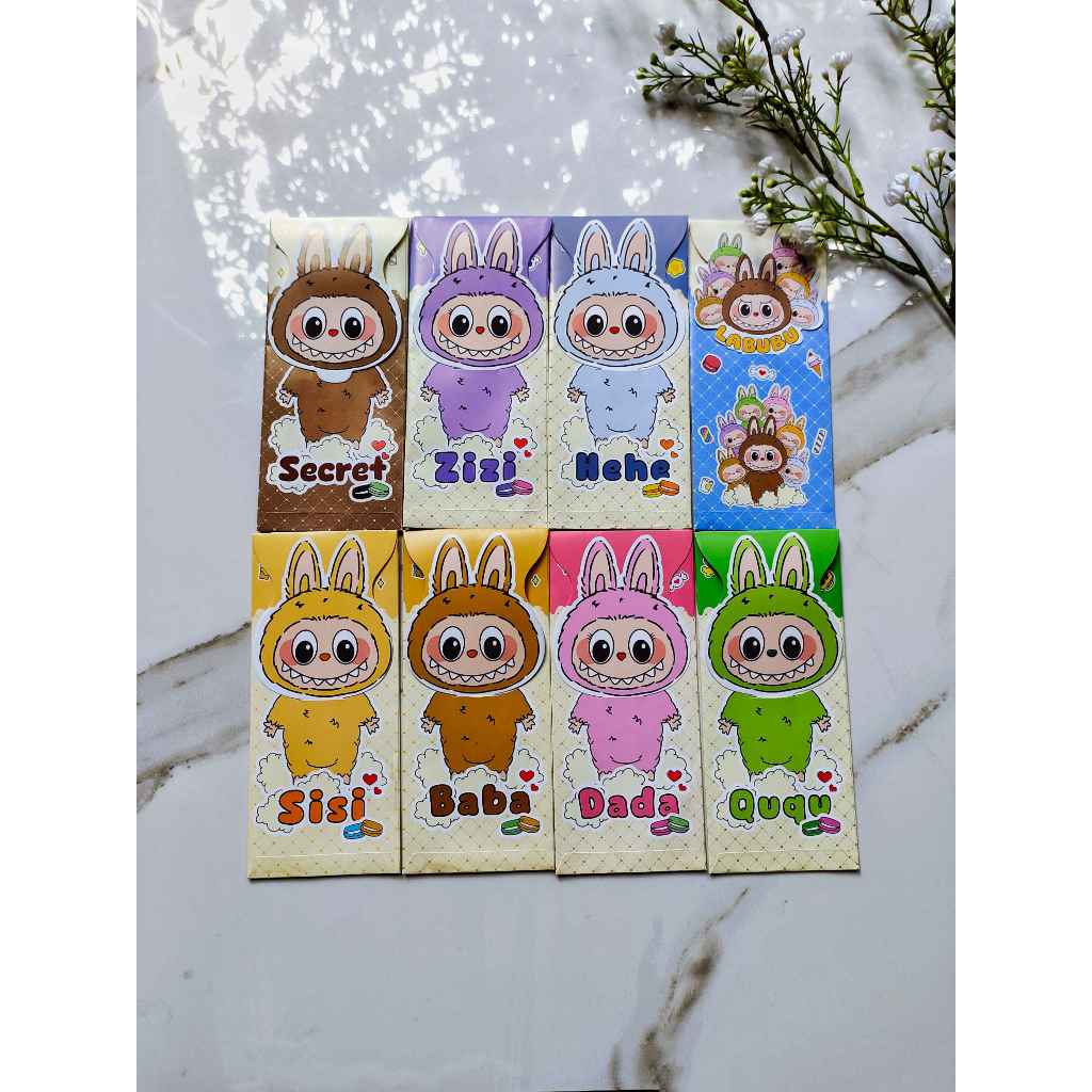 Jual Amplop Idul Fitri 2026 - 5 Pcs Amplop Kombinasi (Labubu, Muslim ...