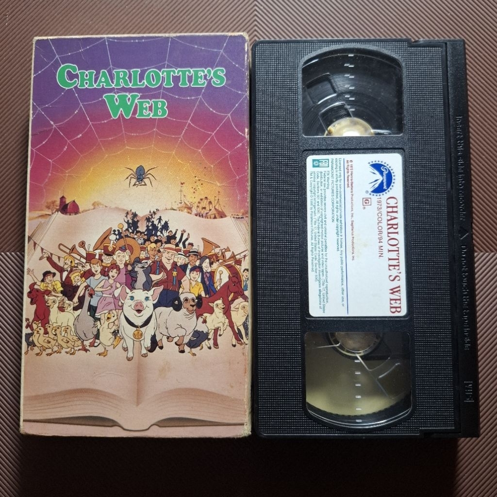Jual Kaset VHS Video Charlottes Web Second | Shopee Indonesia