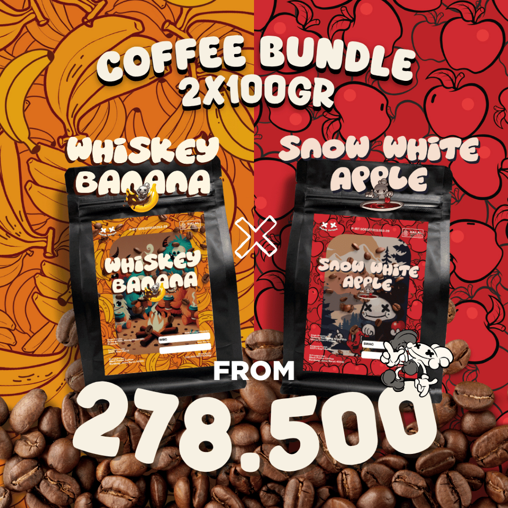 Jual Coffee Bundle (2x 200 gram) Roasted Coffee Beans Arabica ( Biji ...