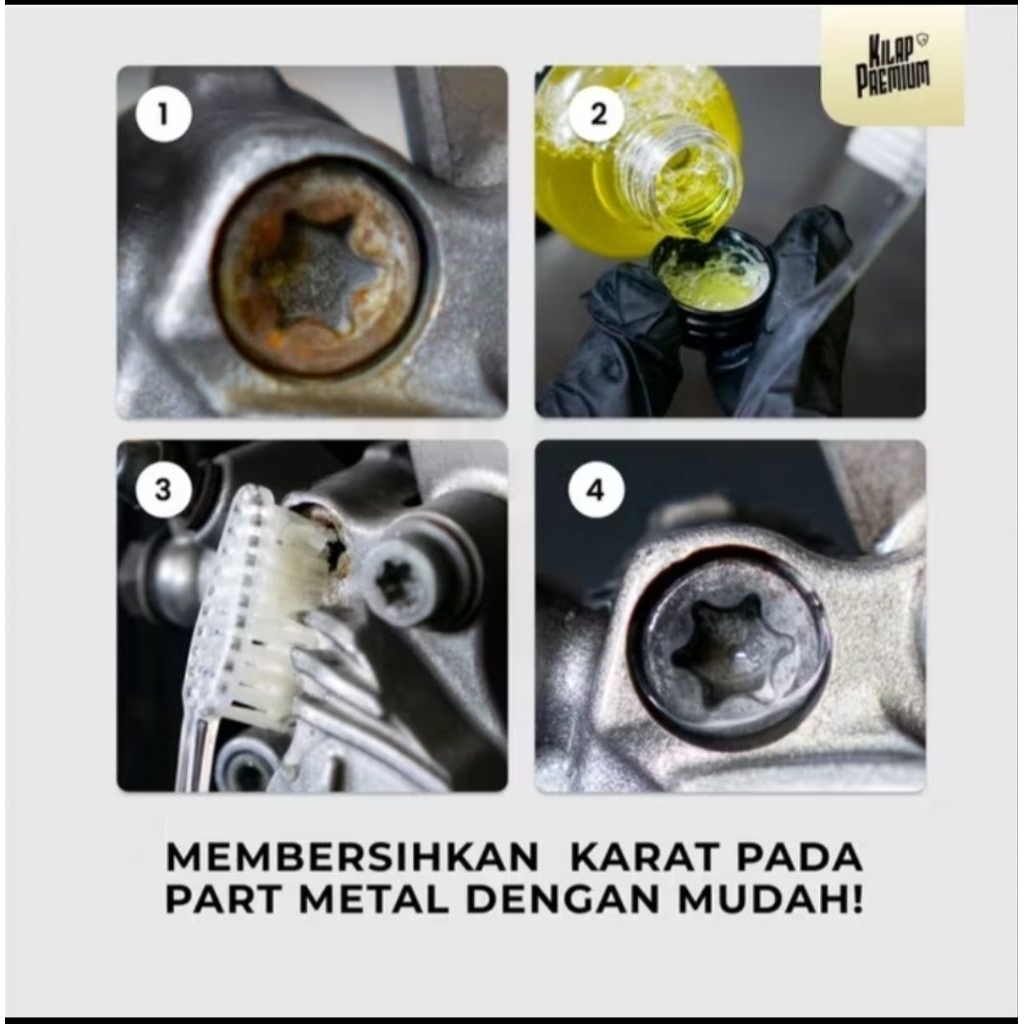 Jual Rustex | Kilap Premium -Rust Remover, Pembersih Karat Motor Mobil ...