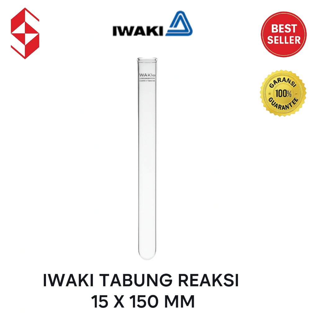 Jual Iwaki - Tabung Reaksi 15 x 150 mm / PCS / Satuan | Shopee Indonesia