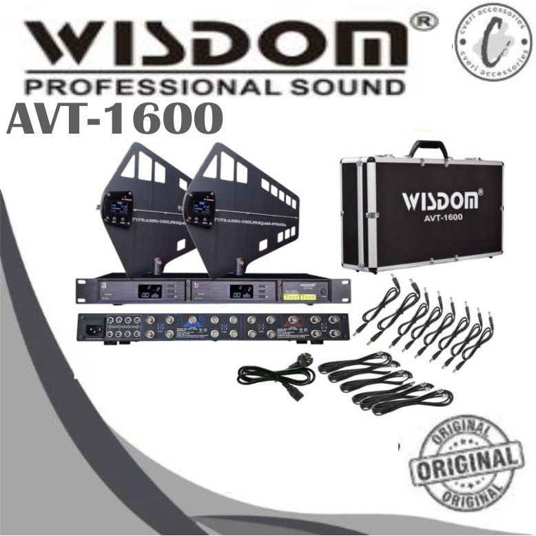 Jual Wisdom AVT1600 Wireless Antenna Distributor Amplifier AVT-1600 ...